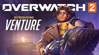 Venture  New Hero Gameplay Trailer  Overwatch 2 [upl. by Zalucki519]