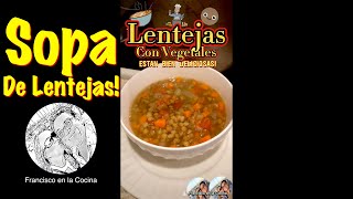 Lentejas con Vegetales  Shorts [upl. by Pangaro]