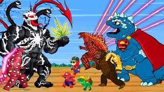 What If Spider KONG vs Deadpool GODZILLA Cantex  ARK DINOSAURS SKT TITANOSAURUS [upl. by Aninaig]