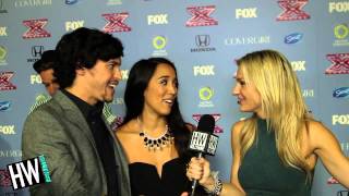 X Factor Couple Alex amp Sierra Talk Top 12 Success [upl. by Stortz480]