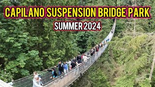 Exploring Capilano Suspension Bridge Park North Vancouver BC  Canada [upl. by Leoy]