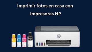 Imprimir fotos en casa con impresoras HP [upl. by Aleedis]