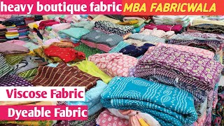 Fabric manufacturer in surat dyeable viscose fabric wholesaler in surat boutique fabric in surat [upl. by Concordia]