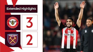 Brentford 3 West Ham United 2  Extended Premier League Highlights [upl. by Lorou]