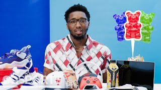 10 Things Donovan Mitchell Cant Live Without  GQ Sports [upl. by Ennovyahs41]