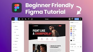 Figma tutorial for Beginners Complete Website from Start to Finish [upl. by Dippold879]