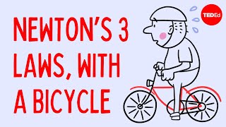 Newtons 3 Laws with a bicycle  Joshua Manley [upl. by Premer]