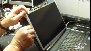 Laptop screen replacement HP Elitebook 8560w [upl. by Acirred559]