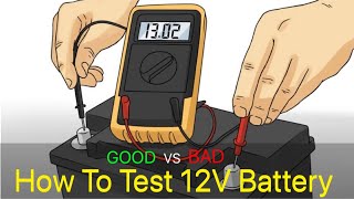 How to test 12V Battery with Multimeter [upl. by Breskin453]