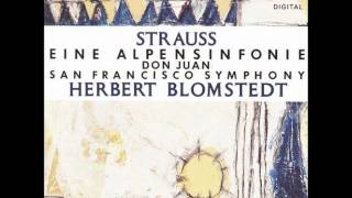 Richard Strauss  Eine Alpensinfonie An Alpine Symphony SFS  Blomstedt [upl. by Preuss]