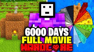 I Survived 6000 Days in Minecraft Hardcore FULL MINECRAFT MOVIE [upl. by Aninotna]