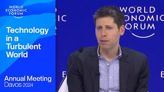 Technology in a Turbulent World  Davos 2024  World Economic Forum [upl. by Ennylcaj]