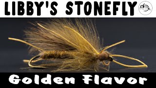 How Could a Trout Resist This Fly  Libbys Stonefly  Golden Flavor  Fly Tying Tutorial [upl. by Otrebogad]