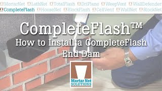 How to Install a CompleteFlash End Dam [upl. by Meggie]