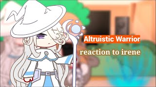 Altruistic Warrior react to Future Irene  Gacha club [upl. by Leland506]