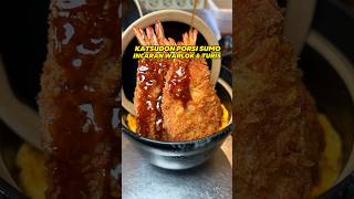 MAKAN KATSU PORSI SUMO BARBAR‼️ ngeshortsdulu shortsvideo fyp japanesefood [upl. by Ahsiei349]