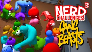 Nerd³ Challenges Royal Rumble  Gang Beasts [upl. by Gwendolyn]