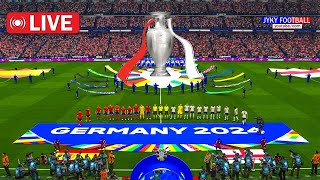 🔴LIVE  SPAIN vs ENGLAND UEFA EURO FINAL 2024  Full Match eFootball PES Gameplay PC  Match Today [upl. by Florella]