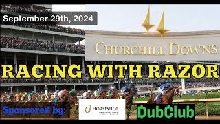 LIVE Horse Racing Handicapping  Churchill Downs  Belmont at the Big A  Santa Anita  Sun Sep 29th [upl. by Yrian]