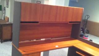 bestar u shaped office desk assembly service in DC MD VA by Furniture Assembly Experts LLC [upl. by Obrien]