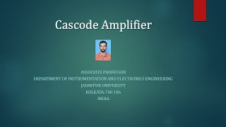 Cascode amplifier [upl. by Rue]