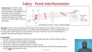 FabryPerot interferometer [upl. by Damas9]