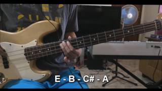 Rooftops by Jesus Culture Bass Lesson [upl. by Ahsinat]