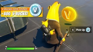 HOW TO GET VBUCKS COIN IN FORTNITE VBucks Coin Location [upl. by Urana]