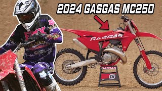 2024 GASGAS MC250 FIRST RIDE  2 STROKE [upl. by Jepson316]