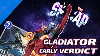 Harsh Early Verdict on Gladiator DO NOT buy before watching  Marvel SNAP Gameplay amp Deck Highlight [upl. by Aeslehc973]