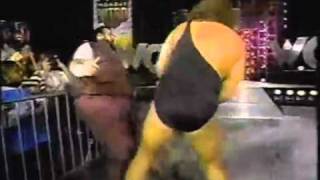 The Giant Big Show beats up Loch Ness Giant Haystacks [upl. by Fishback]