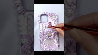 Asmr Cream Glue Decoden Handmade PhoneCase charmsdiydecodenphonecasehandmadeasmrsoundfypシ゚fyp [upl. by Esiuqram]