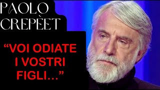 In questo bellissimo discorso PAOLO CREPET ci fa capire il difficile rapporto tra genitori e figli [upl. by Eramal]