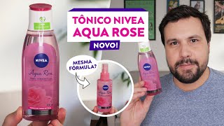 TÔNICO NIVEA AQUA ROSE Resenha [upl. by Hsaniva]