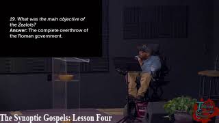 The Synoptic Gospels Lesson Four  The Jewish Religious System [upl. by Adlen]