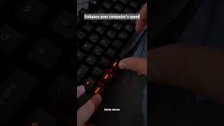 quotBoost Your PC Speed with One Trick 🚀💻quot computer asmr tricks windows keyboard pc [upl. by Artenehs]