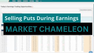 Market Chameleon Review  Trade of The Week amp Dividend Capture [upl. by Gambrill]