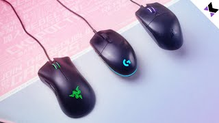 Razer Deathadder Essential Review Vs Logitech G102 Vs Corsair Katar Pro  ENGLISH Subtitles [upl. by Jensen491]