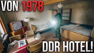 HIER STEHT DIE ZEIT STILL  Verlassenes DDR HOTEL komplett eingerichtet [upl. by Sarad]