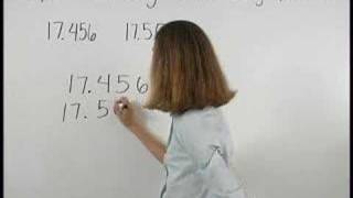 Comparing Decimals  MathHelpcom  Pre Algebra Help [upl. by Annid]