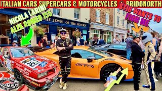 Supercar Showcase Italian Exotics in BRIDGNORTH Stig Wanted a FIGHT Mr Wig [upl. by Rosemaria975]