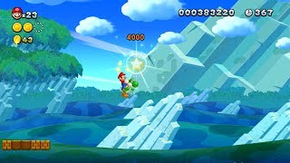 Acorn Plains Yoshi Hill All Star Coins New Super Mario Bros U Deluxe [upl. by Goldman]