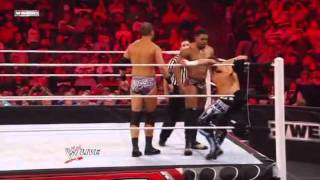 WWE Raw 082911  Kingston amp Bourne vs Otunga amp McGillicutty [upl. by Jeno901]