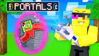 Cheating Using PORTALS In Minecraft Hide and Seek [upl. by Verneuil]