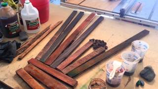 Diy Wood Finishing  Vinegar And Steel Wool Tips And Tricks [upl. by Josey346]