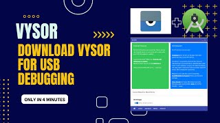 ▶️Complete Vysor Tutorial  Download Vysor for USB Debugging  Download Emulator externally [upl. by Akienom]