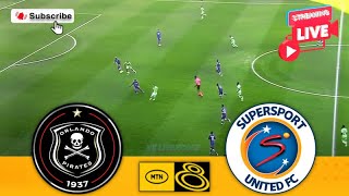 Orlando Pirates vs Supersport United 🔴Live Match Today⚽🎬 [upl. by Etnoid]