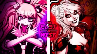 Junko Enoshima vs Harley Quinn  Rap Battle CBRB East vs West [upl. by Erodavlas]