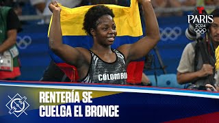 Tatiana Rentería de Colombia se alza con el bronce en Lucha  Juegos Olímpicos París 2024 [upl. by Hsima]