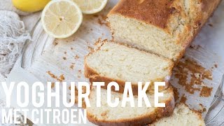 RECEPT Yoghurtcake met citroen  OhMyFoodness [upl. by Atnahs]